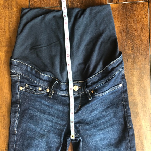 H&M high rib skinny maternity jeans size 4 - Picture 8 of 12